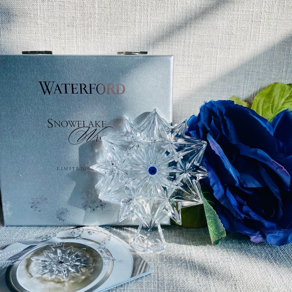 🎄 Waterford Snowflake Wishes Collectors Ornament. ❄️❄️